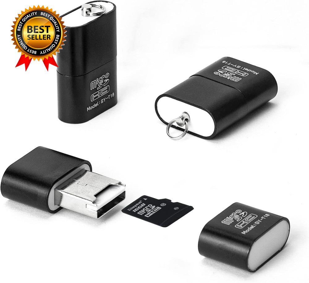 [3 Pack] Card Reader for Android,Micro SD Card to USB Adapter TF Card Reader