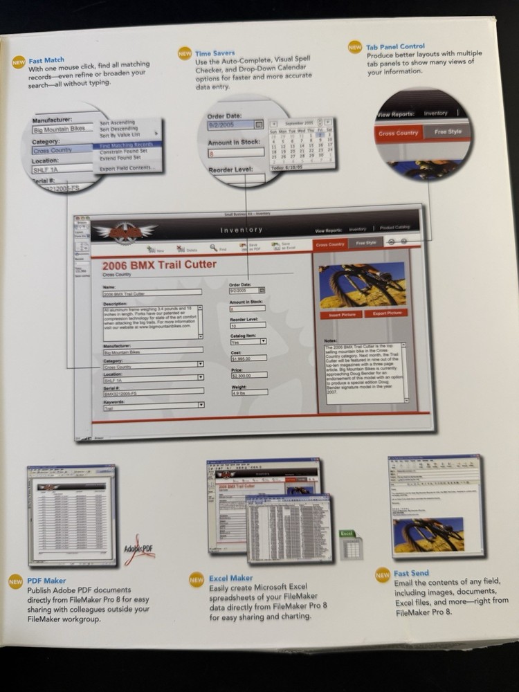 FILEMAKER PRO 8 SOFTWARE & User Guide/Resource Guide FOR Windows AND MAC Vb8