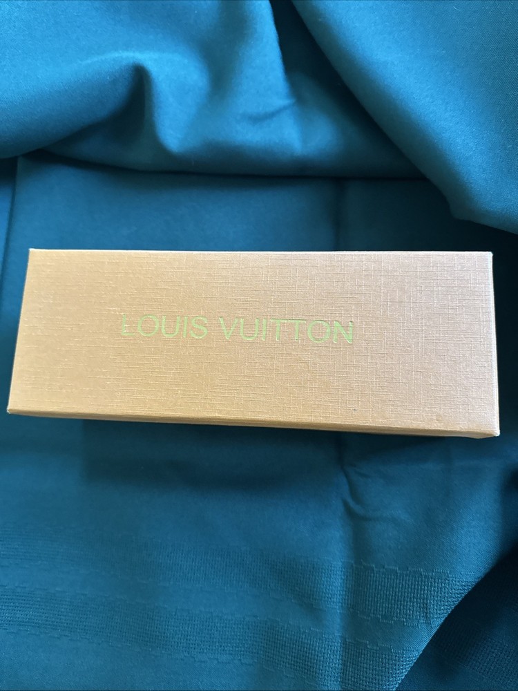 Authentic LOUIS VUITTON Gift Box Empty Large Box 9”x 3.5”x 3.5” Rust Color
