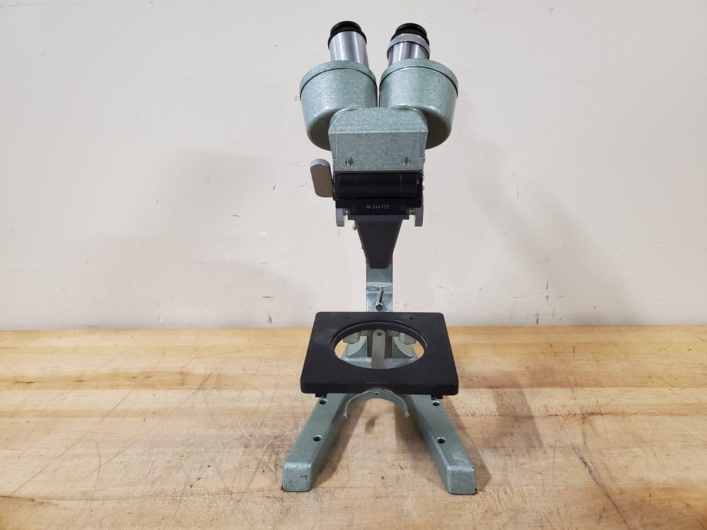 Vintage Reichert Austria 3 Head Stereo Microscope