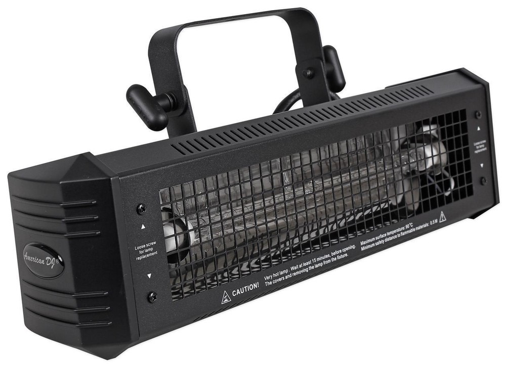 American DJ Mega Flash DMX 800w Compact DMX Strobe Light+Sound Sensor+Wash Light