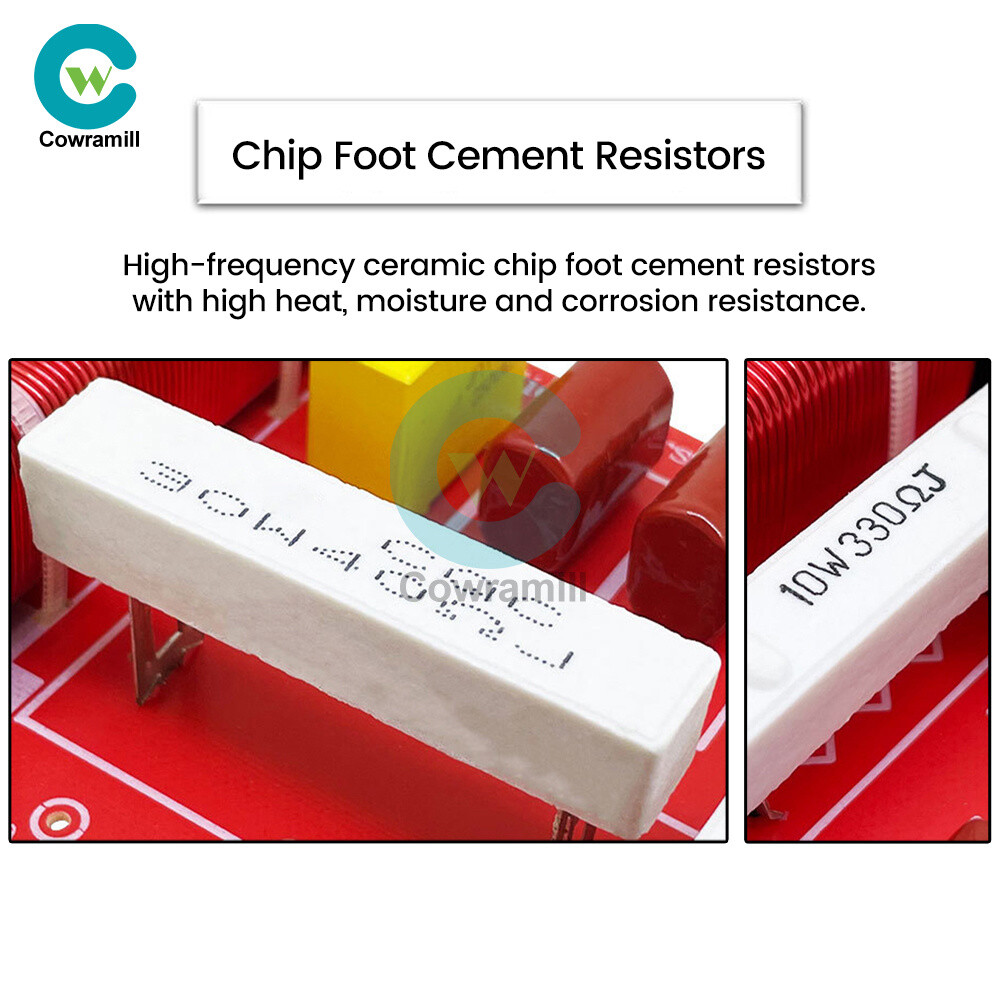 High/Low 2 Channel Audio Speaker Frequency Divider 400W Crossover Filter Board