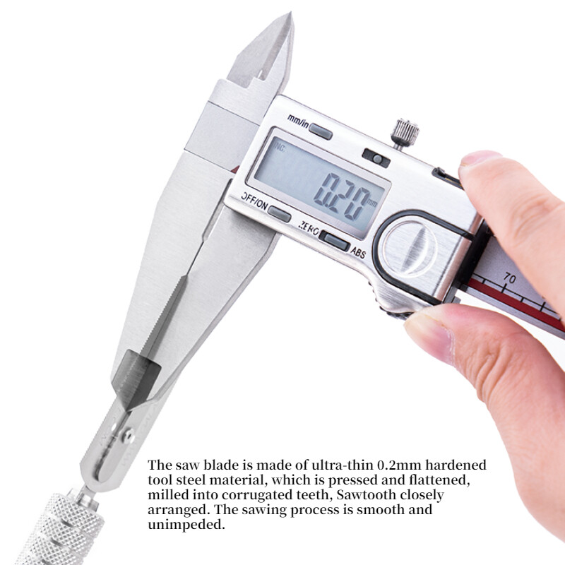 Galaxy Stainless Steel Precision Ultra Thin-Blade Modeler's Handsaw Craft Tool
