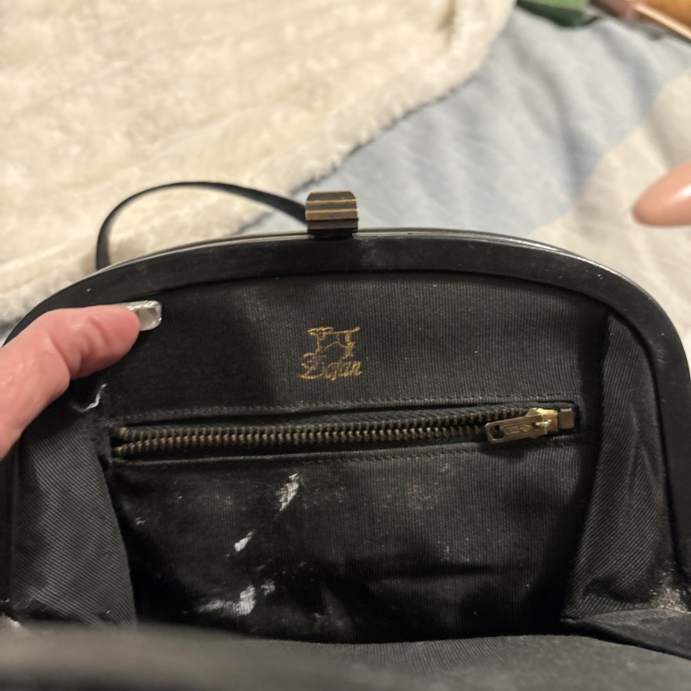 3 Unknown Brand Vtg Black Clutch