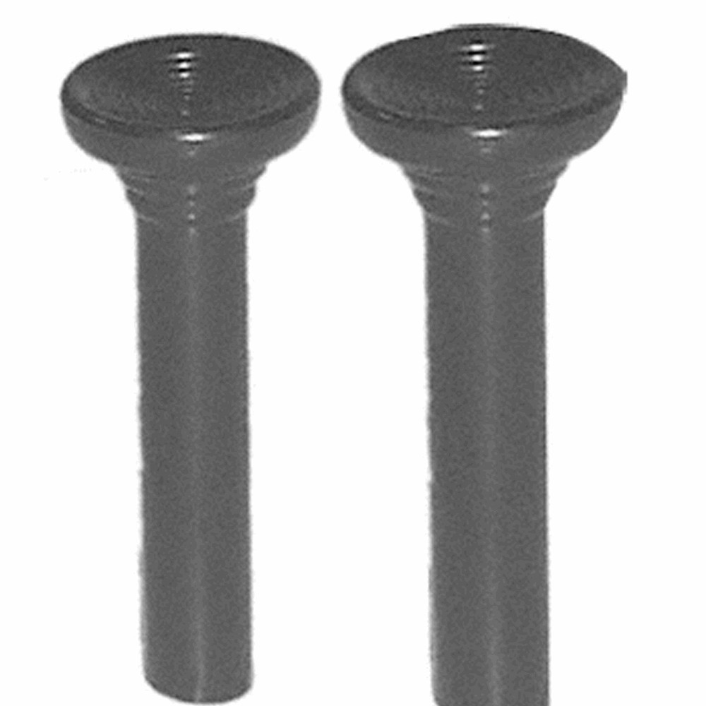 Replacement Ready to Paint Driver/Passenger Side Pair of Black Door Lock Knobs