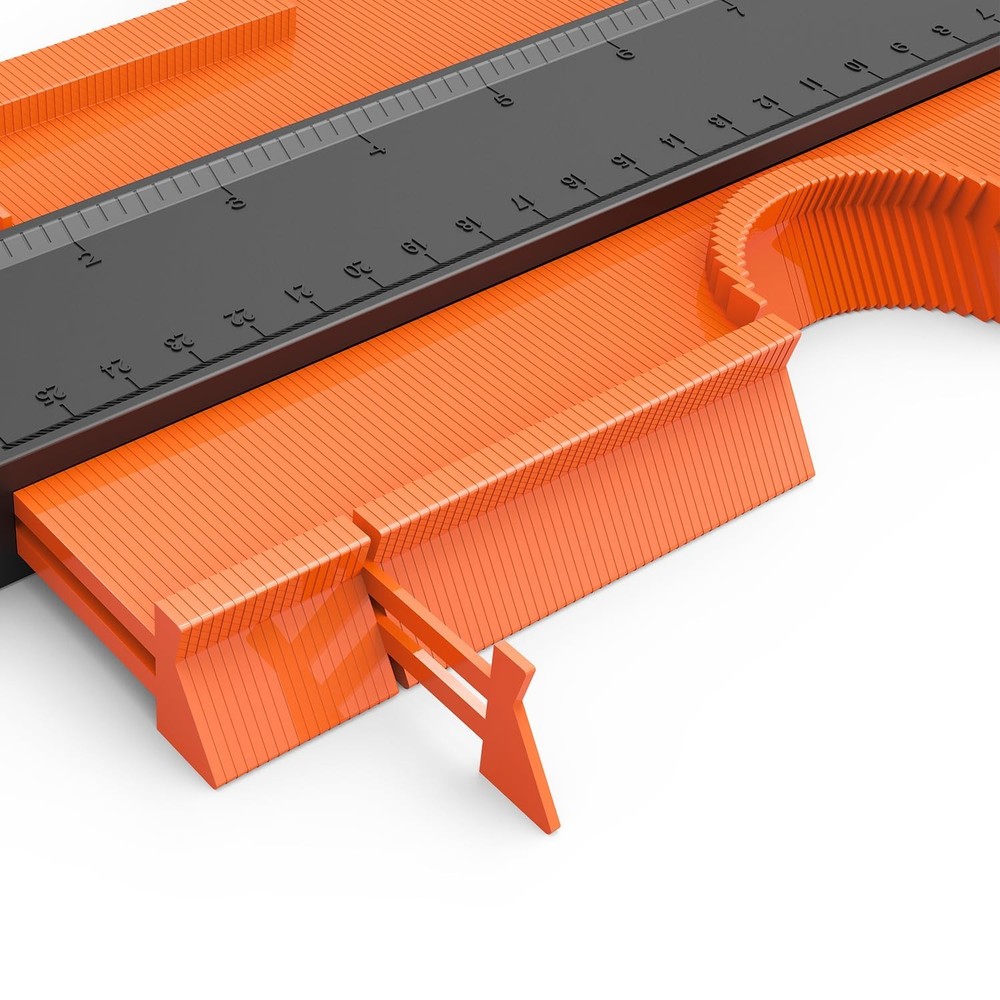 Engraved Scale Contour Gauge - 2 Pack 10'' & 6'' for Perfect Shape Transfer