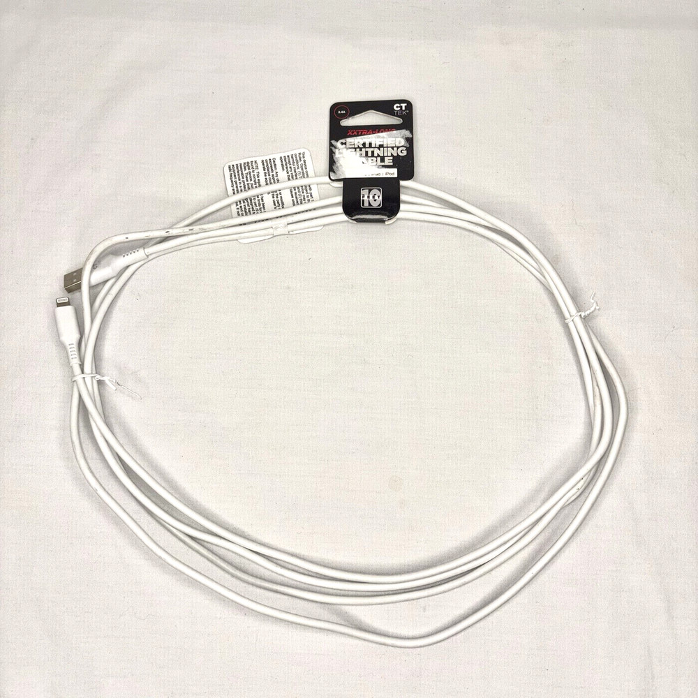Apple Lightning USB Cable iPhone iPad iPod Charge Sync 10 Foot