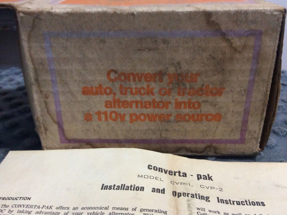 Converta - Pak ~ Voltage Converter Model CVP-1