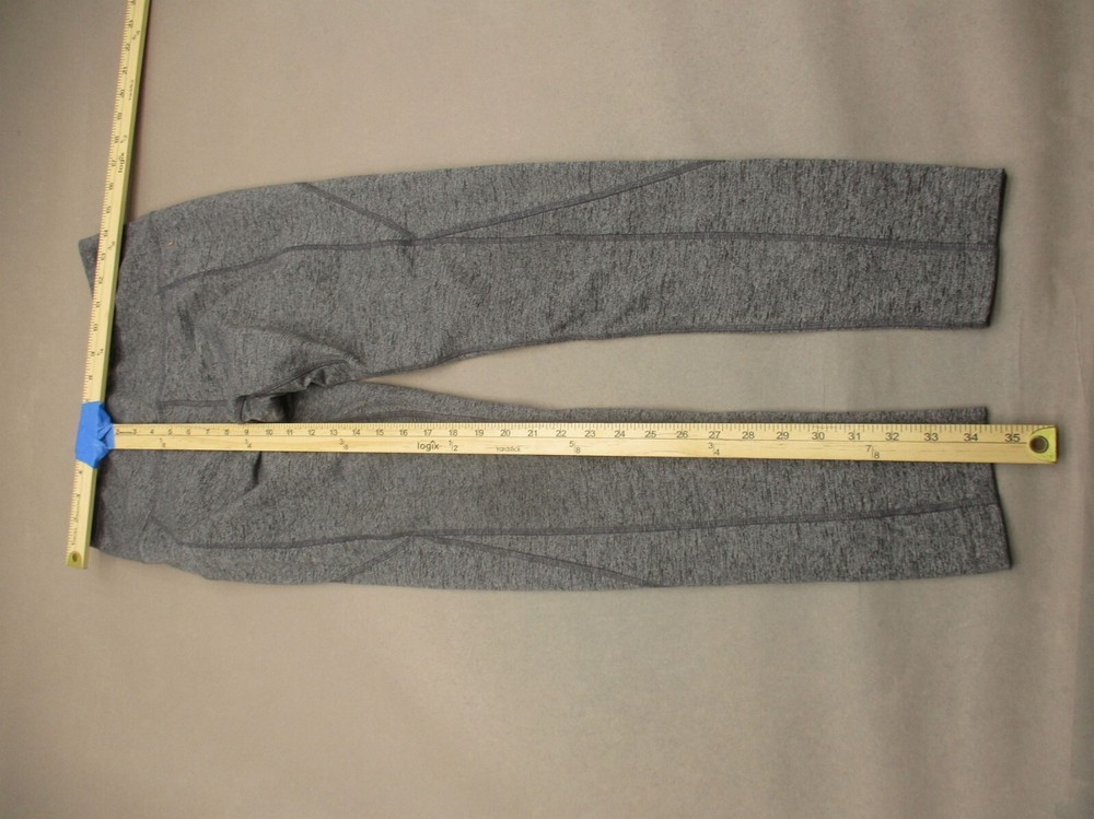 MONDETTA Size M Womens Gray Stretch Pull On Athletic Compression Leggings 172