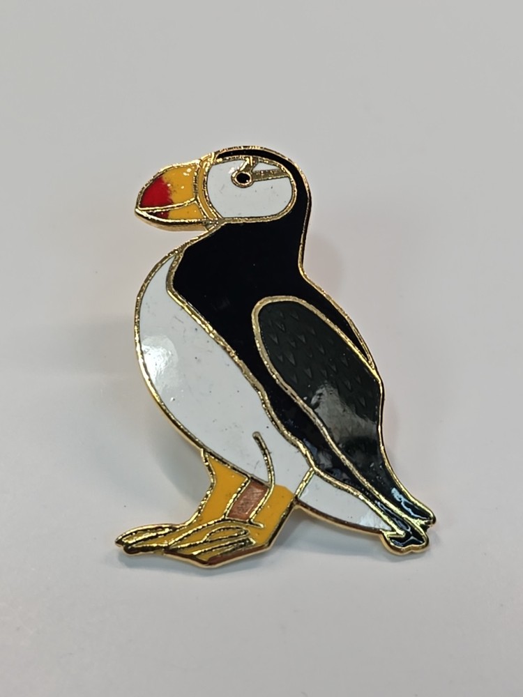 Puffin Bird Lapel Pin Nice Enamel
