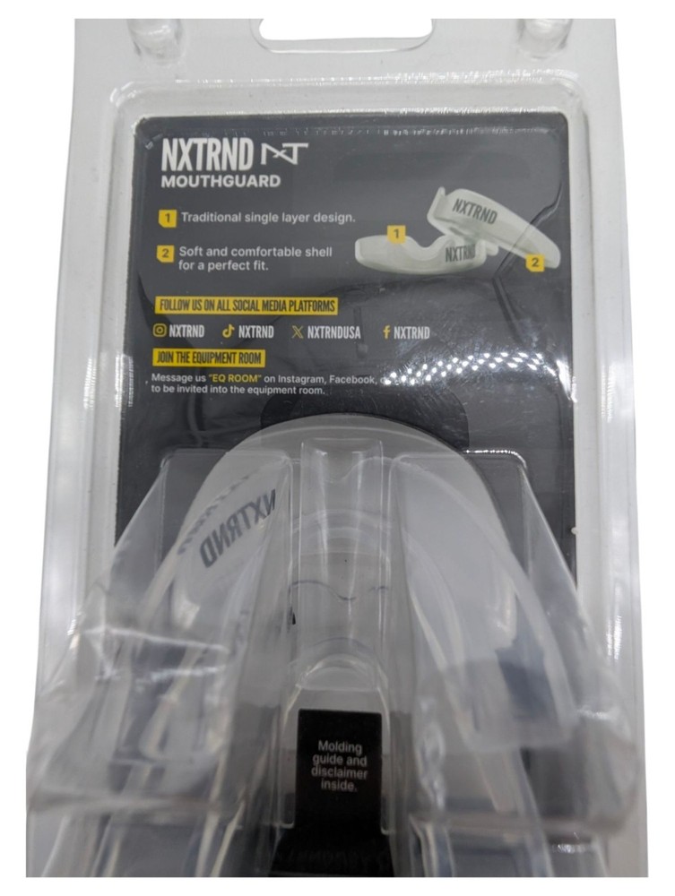 Nxtrnd Mouthguard 2-Pack Traditional Single Layer Design Soft Comfortable