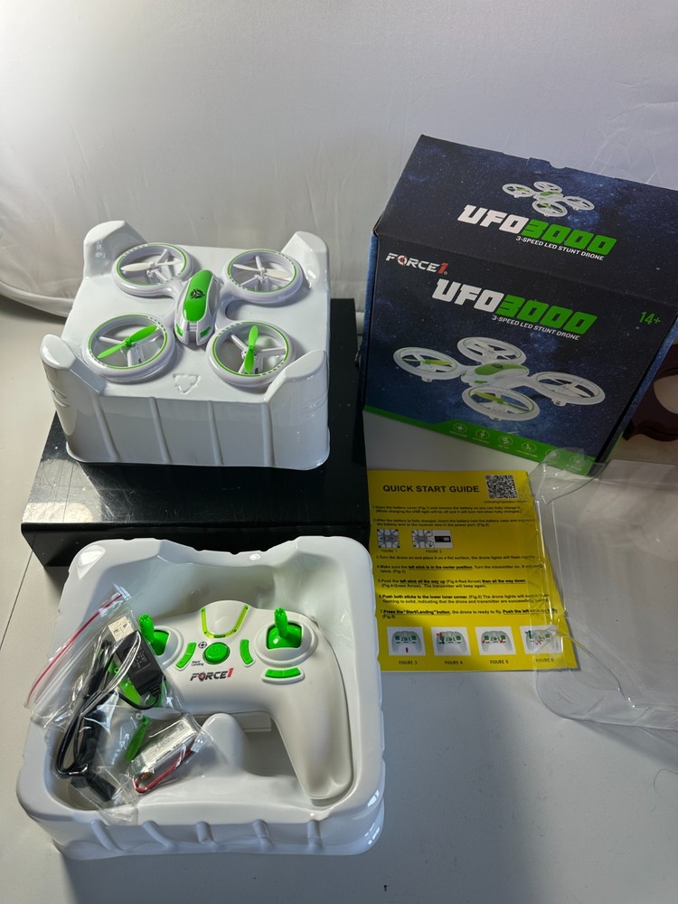 Force 1 UFO 3000 8" Multicolor LED Drone New In Box