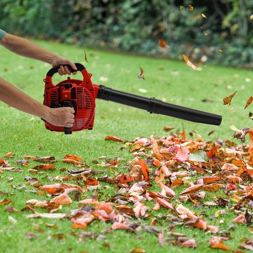 Leaf Blower&Leaf Vacuum MulcherHandheld Gas Powered Leaf Blower w/Collection Bag