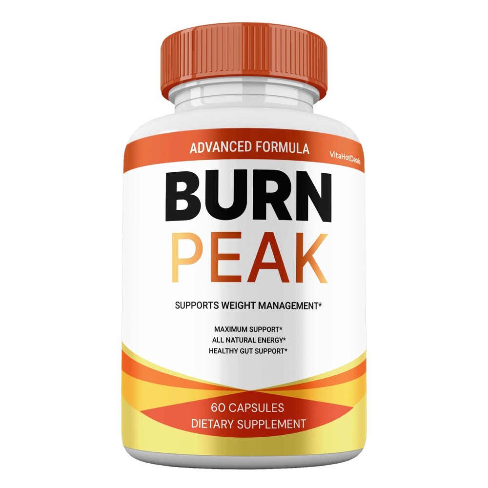 Burn Peak Capsules, Max Strength, BurnPeak All Natural Supplement (3 Pack)