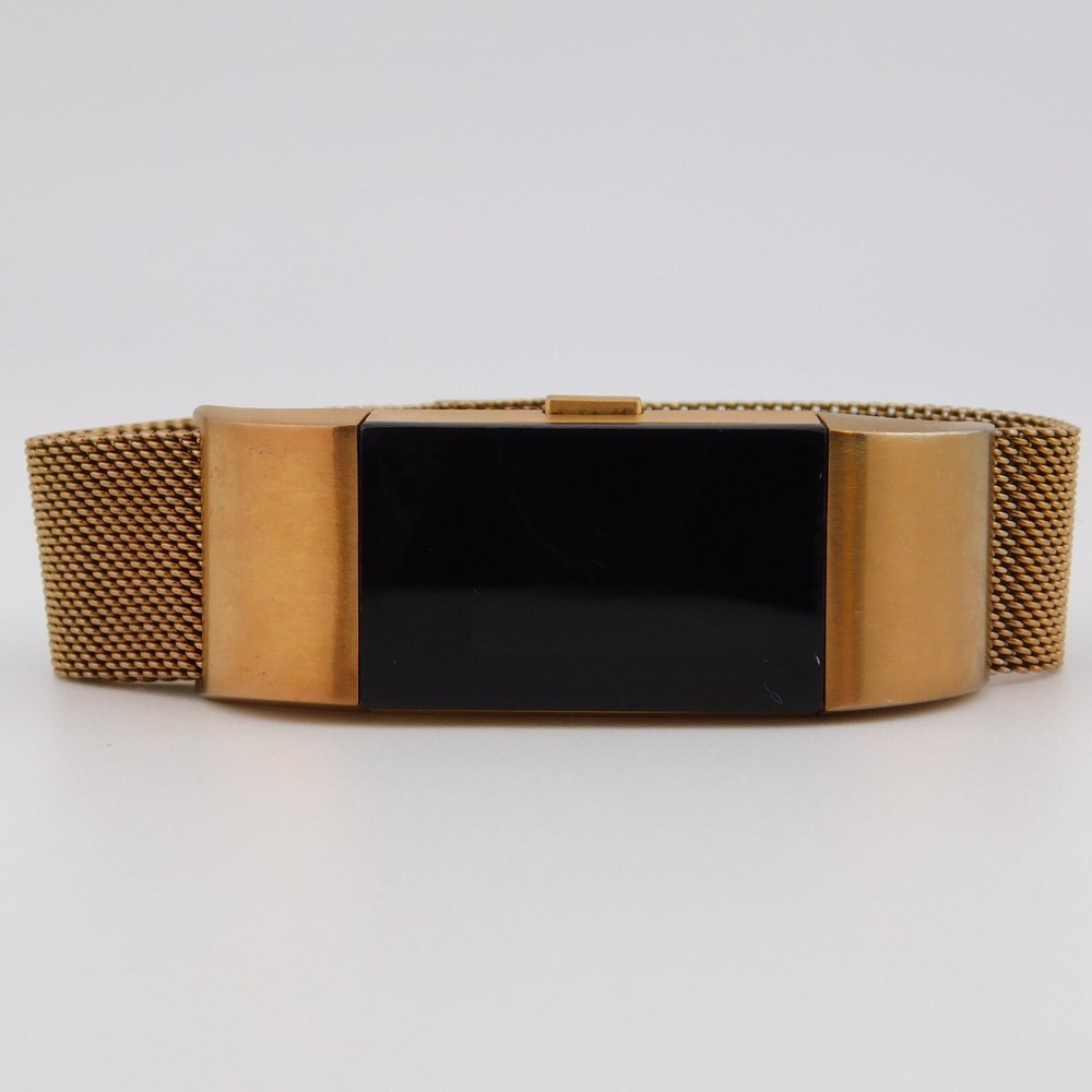 Fitbit FB407 Mesh Band Digital Unisex Watch Untested.