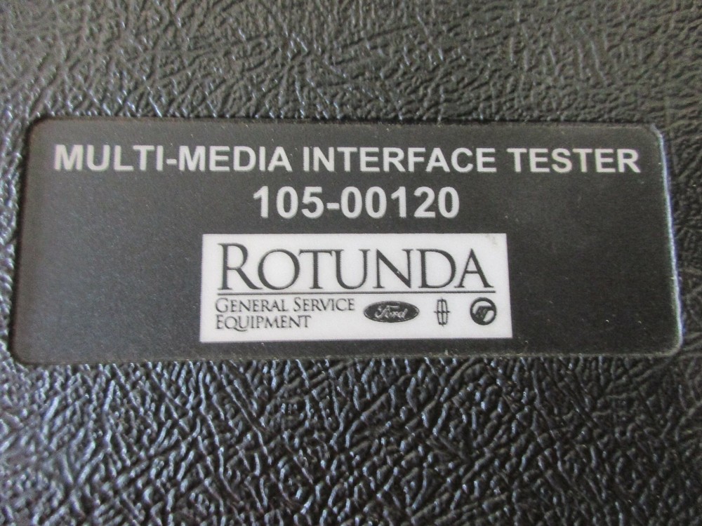 FORD ROTUNDA OTC TOOL 105-00120 MULTI-MEDIA INTERFACE TESTER