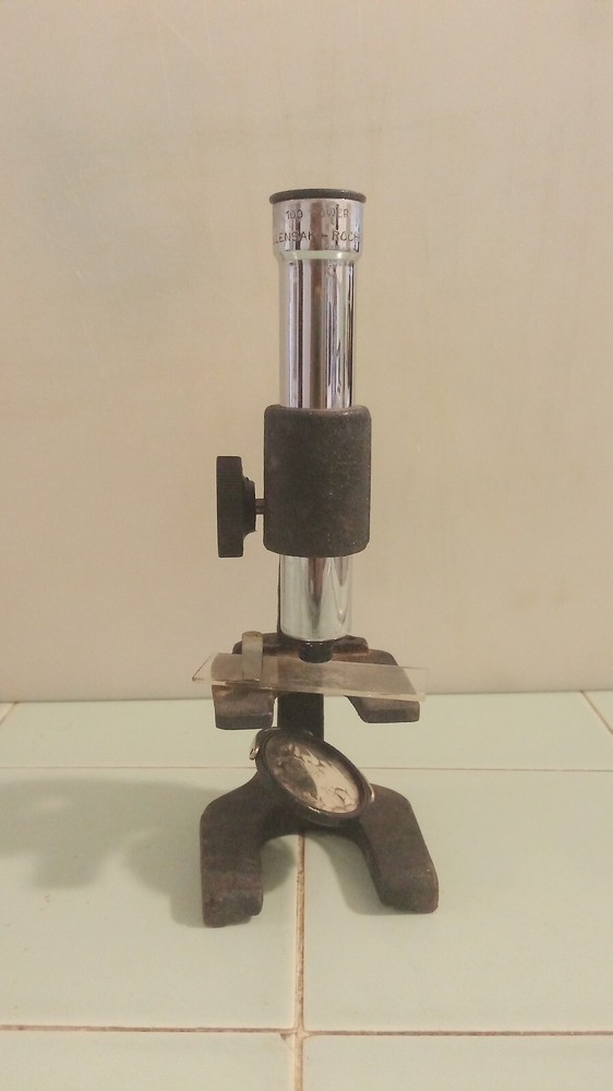 Wollensak Rochester 100 Power Microscope