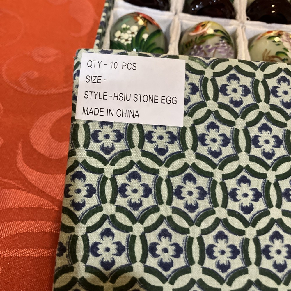 10 Pc Hsiu Stone Eggs
