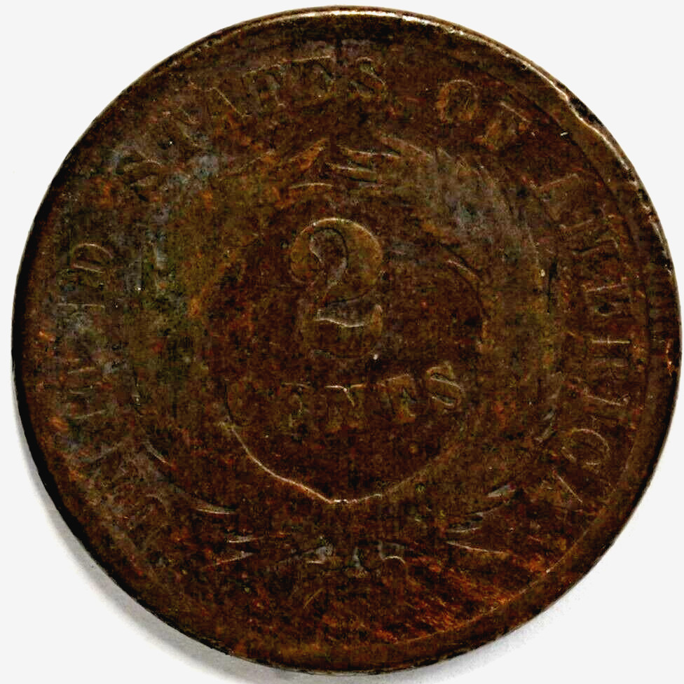 1864 2 Cent Piece