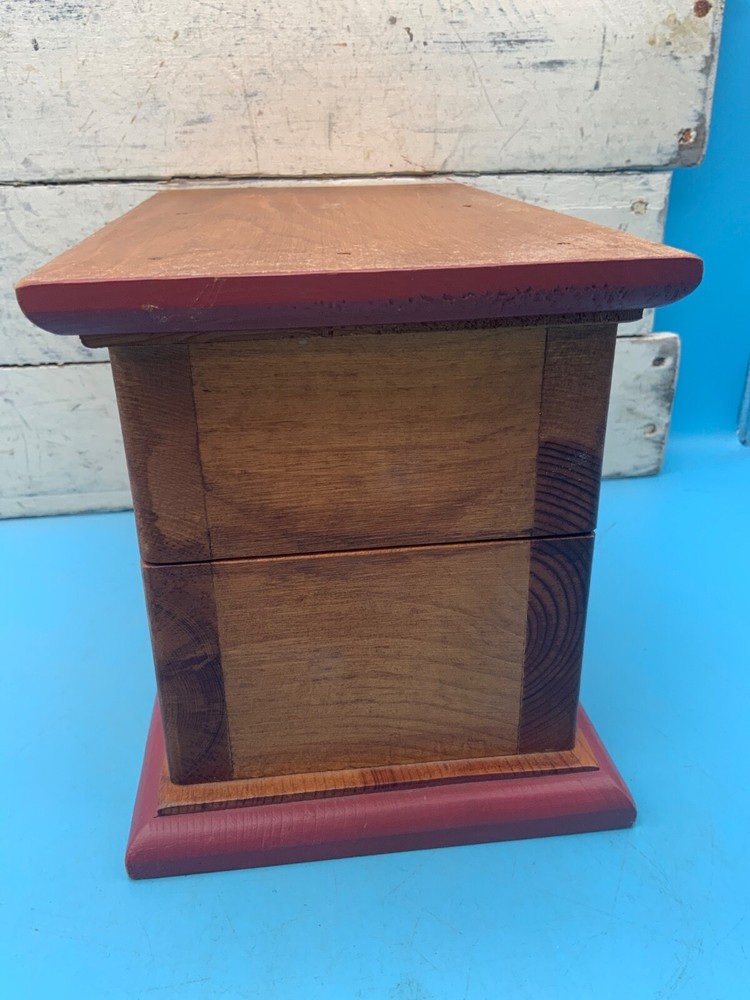 Jane Carroll Solid Wood Hinged Storage Box