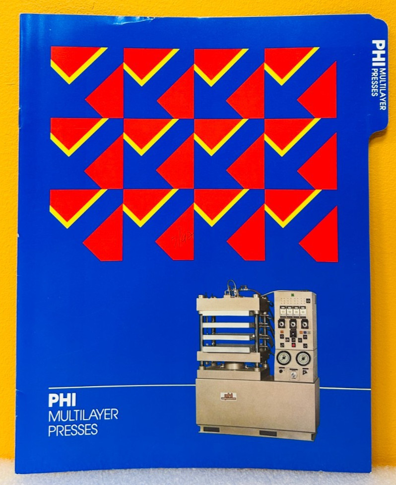 PHI Multilayer Presses Bulletin No 1021 Catalog.