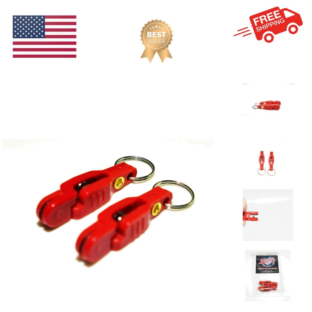 Pro Snap Weights for trolling - Red Clip