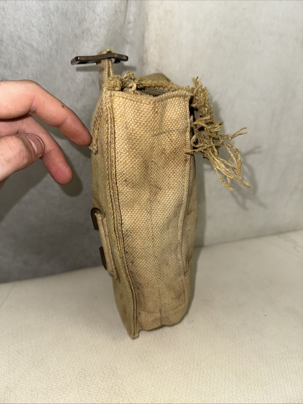 Original WW2 British Army 37 stamps Webbing MT Pouch ORIGINAL 1940’s