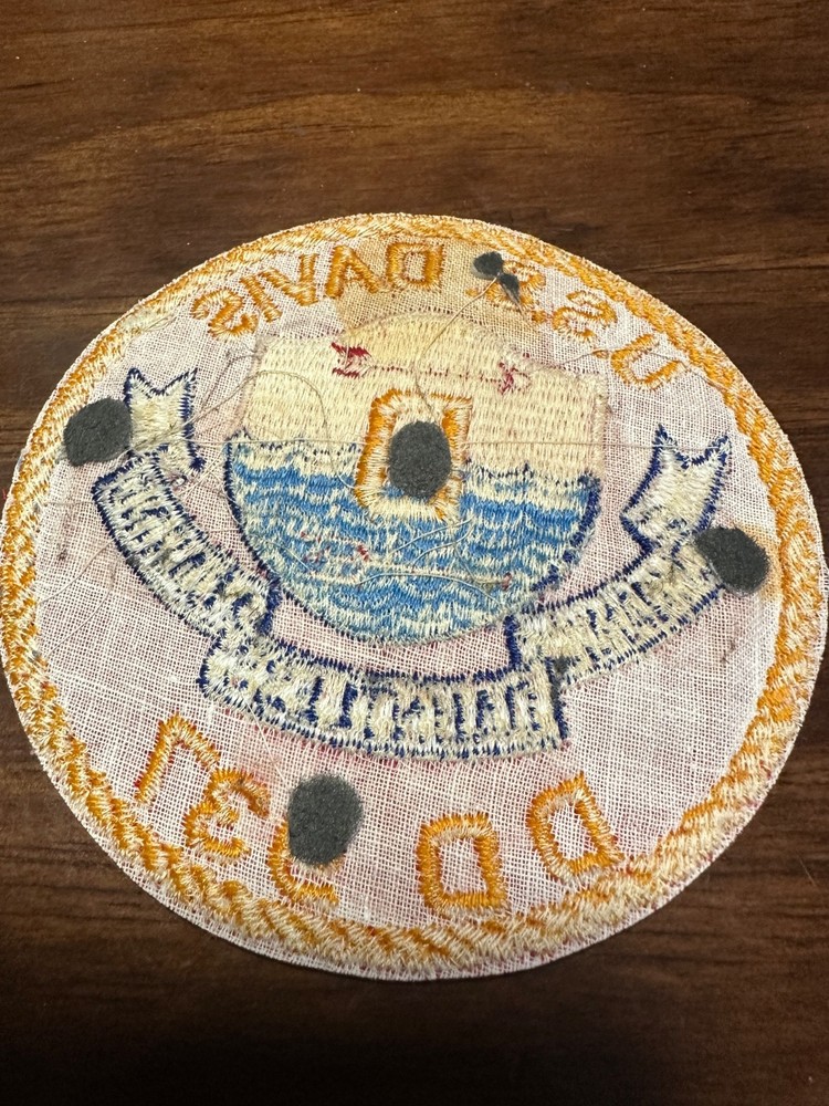 Vintage US Navy USS Davis DD-937 Ship Patch
