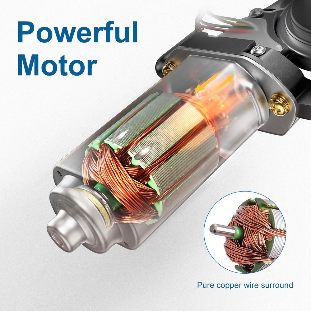 For Jeep Compass 2007-2017 Front Right Passenger Side Window Motor with 2-Pin