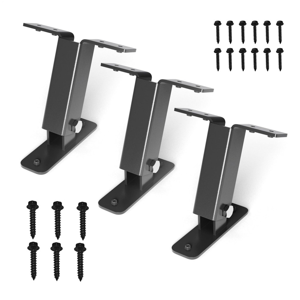 3xRoof Riser Bracket Adjustable Angle Pergola Roof Riser Beam Bracket For Patio
