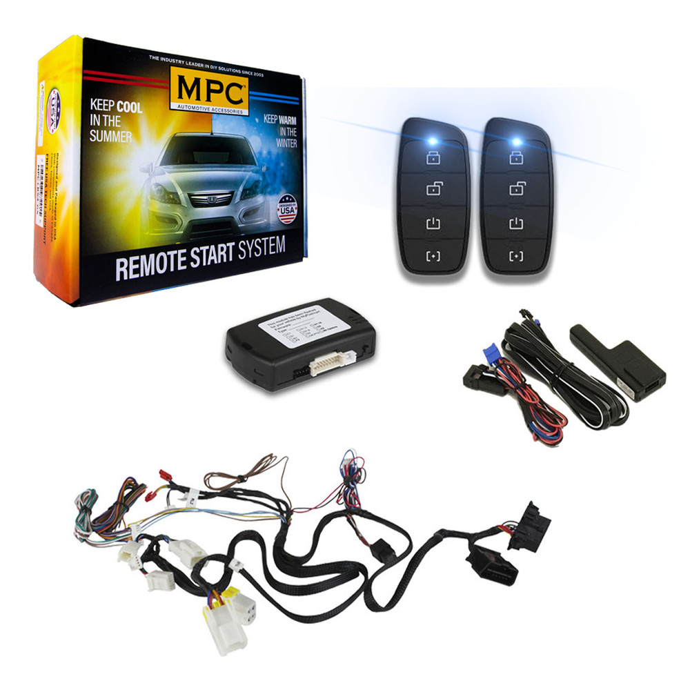 2-Way Remote Start Kit For 2014-2019 Nissan Versa Note Push-To-Start
