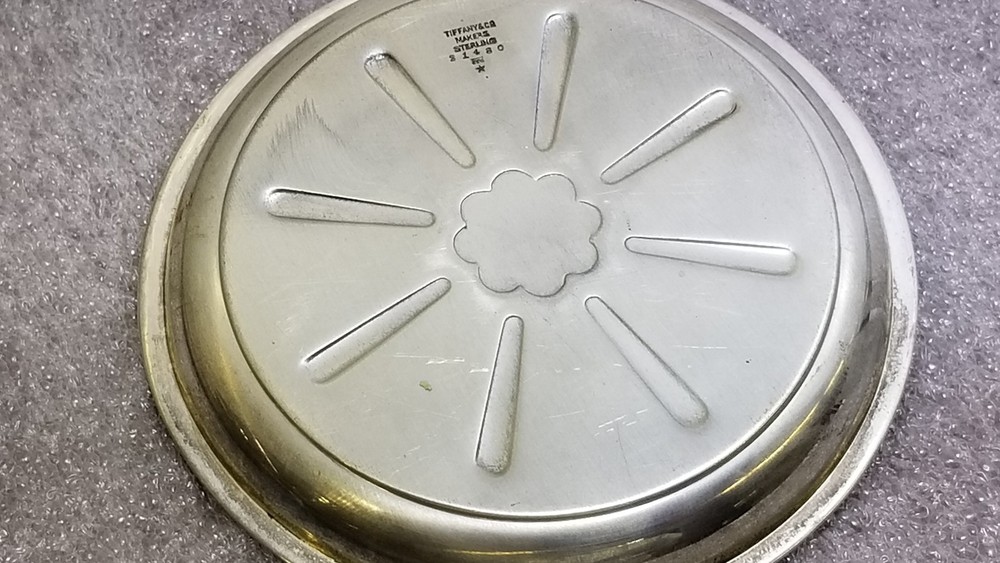 8 TIFFANY & CO. STERLING SILVER PLATES 1920