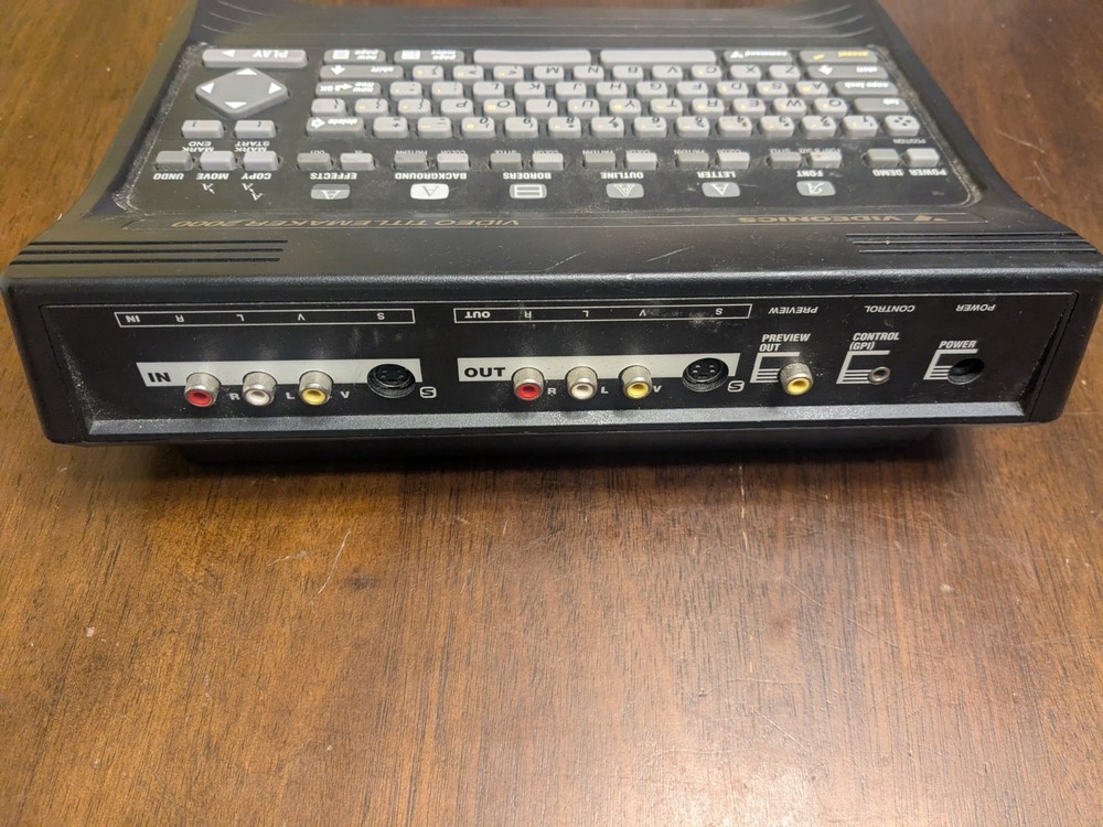 Videonics Video Titlemaker 2000 NTSC - As-Is