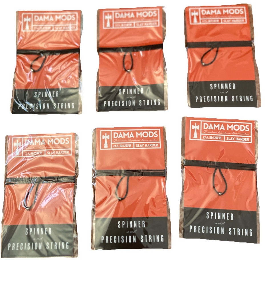 Dama Mods *Kendama* Spinner And Precision String—6 In Lot