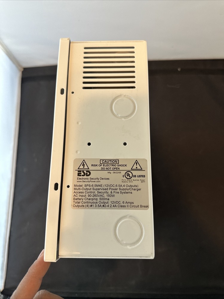 ESD SPS-6.5M4E Supervised Power Supply