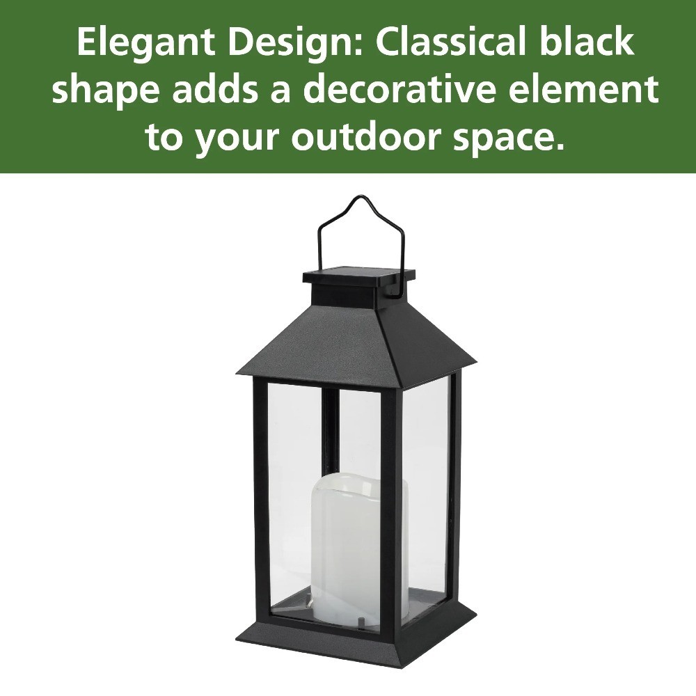 Solar Lantern Black