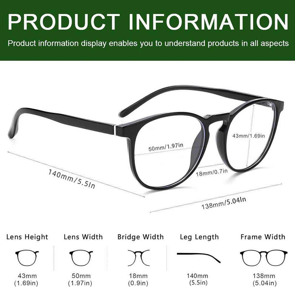 Chic Blue Light Blocking Glasses - 3 Color Variety for Gaming & Work