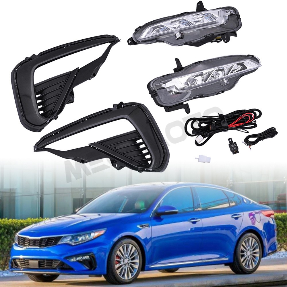 Daytime Running Driving Fog Light Turn Signal Lamp DRL For 2019 2020 Kia Optima