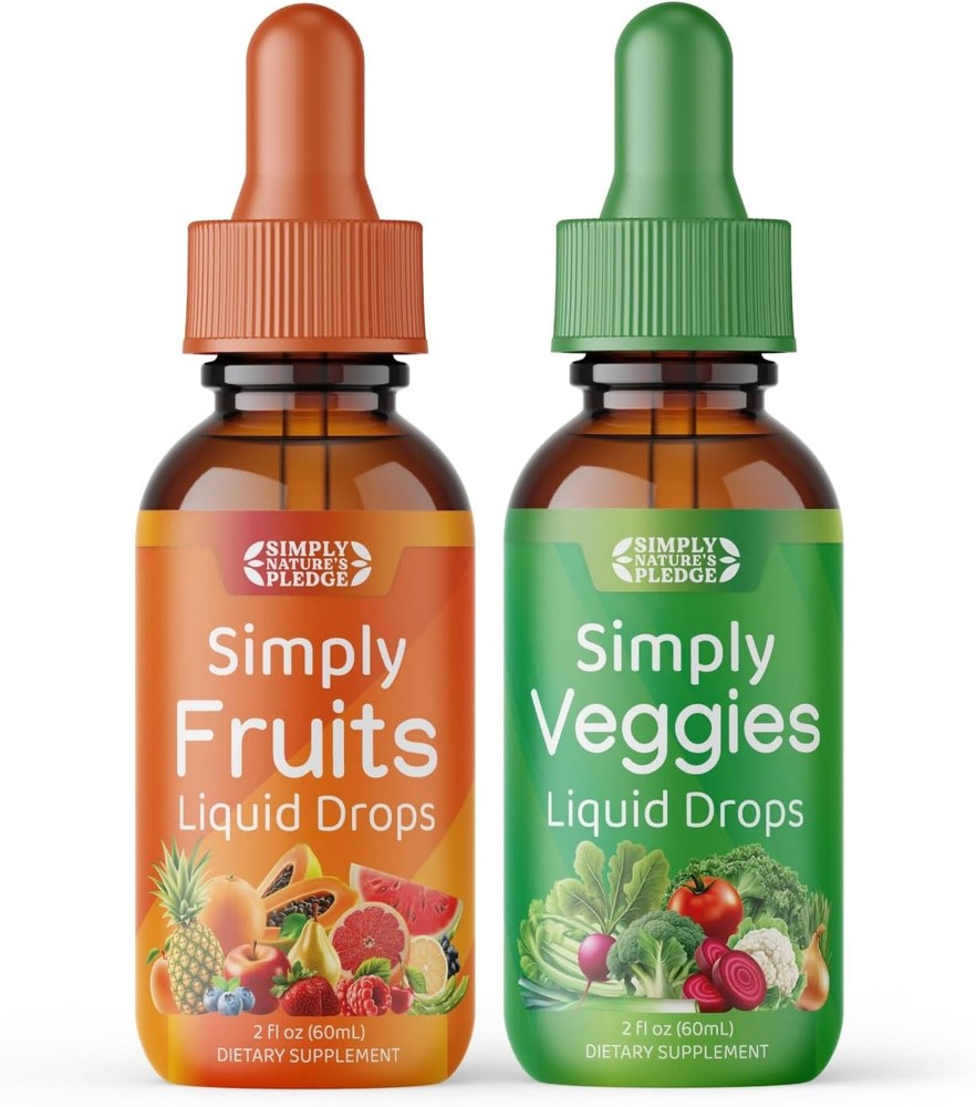 Simply 's Pled - Fruit and Vetable Supplements - Liquid Drops -