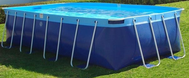 Splash A Round Rectangular Above Ground Swimming Pool 10' x 18' x 52"