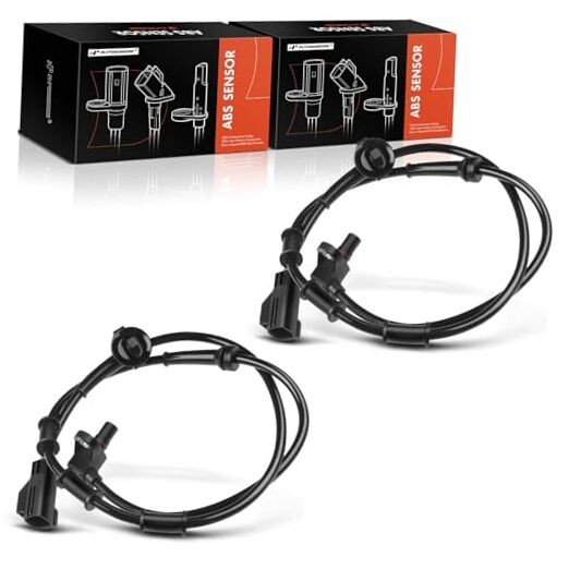 2PC Set Front ABS Wheel Speed Sensor Compatible with 2002 2003 2004 Pack of 2