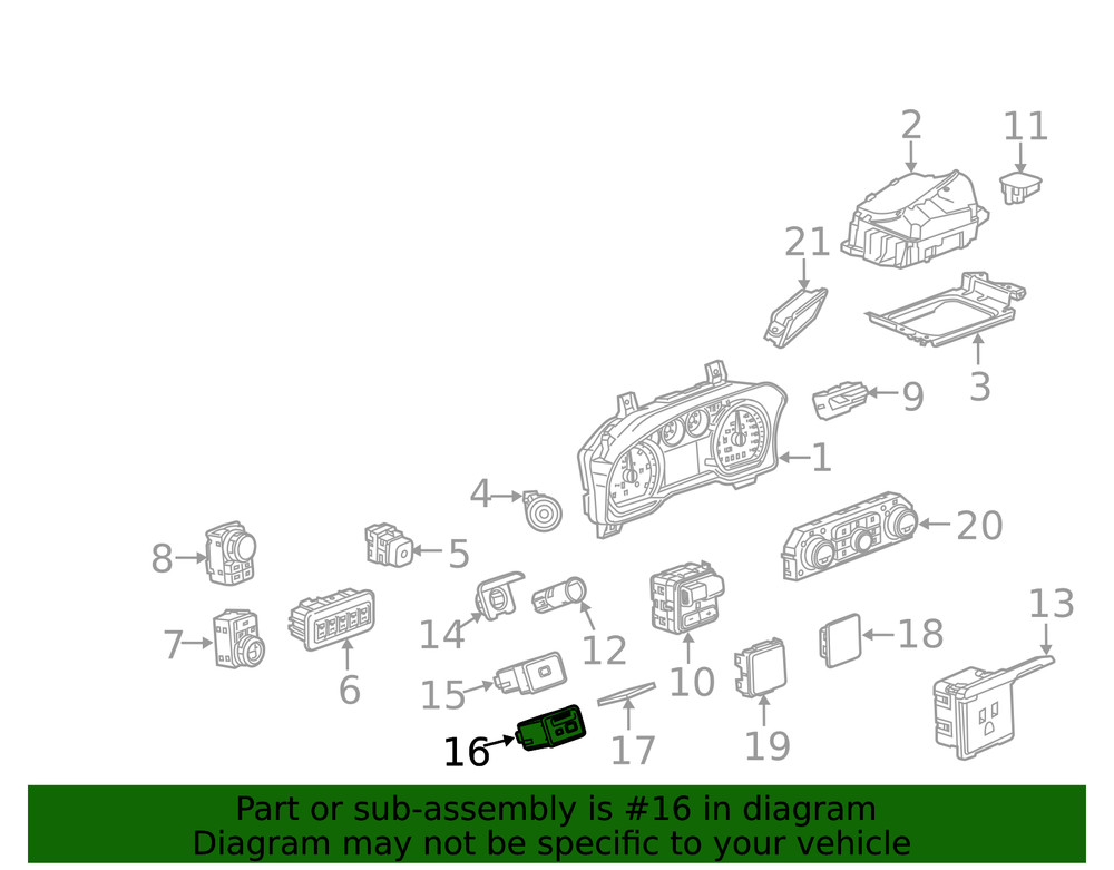 Genuine GM USB Port 13558187
