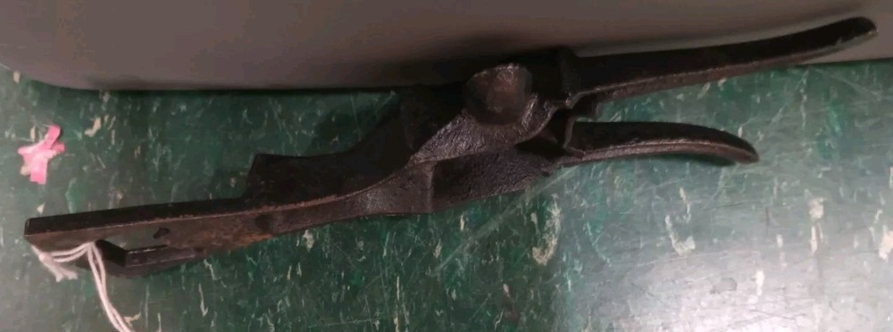 Black Cast Iron Steer Vintage Bottle Opener