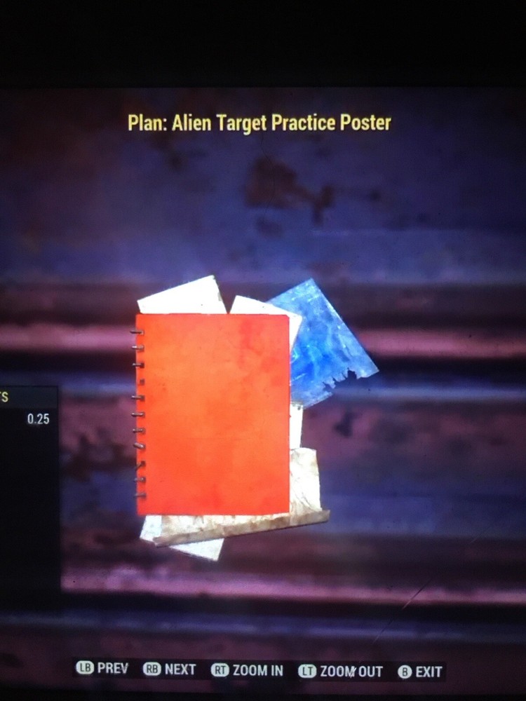 (Xbox) Alien Target Practice Poster Plan