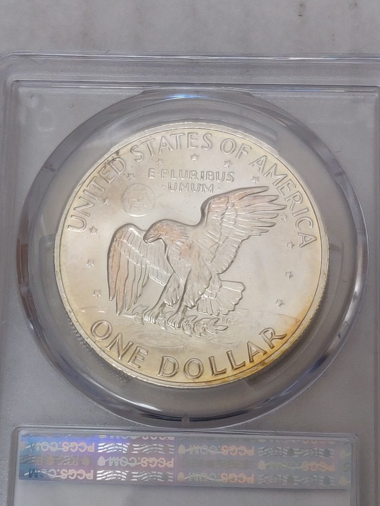 1972-S EISENHOWER SILVER DOLLAR PCGS MS 66