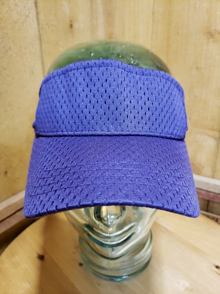 Outdoor Magic Headwear Solid Mesh Sun/Golf Visor Distressed Hook-n-loop Strap