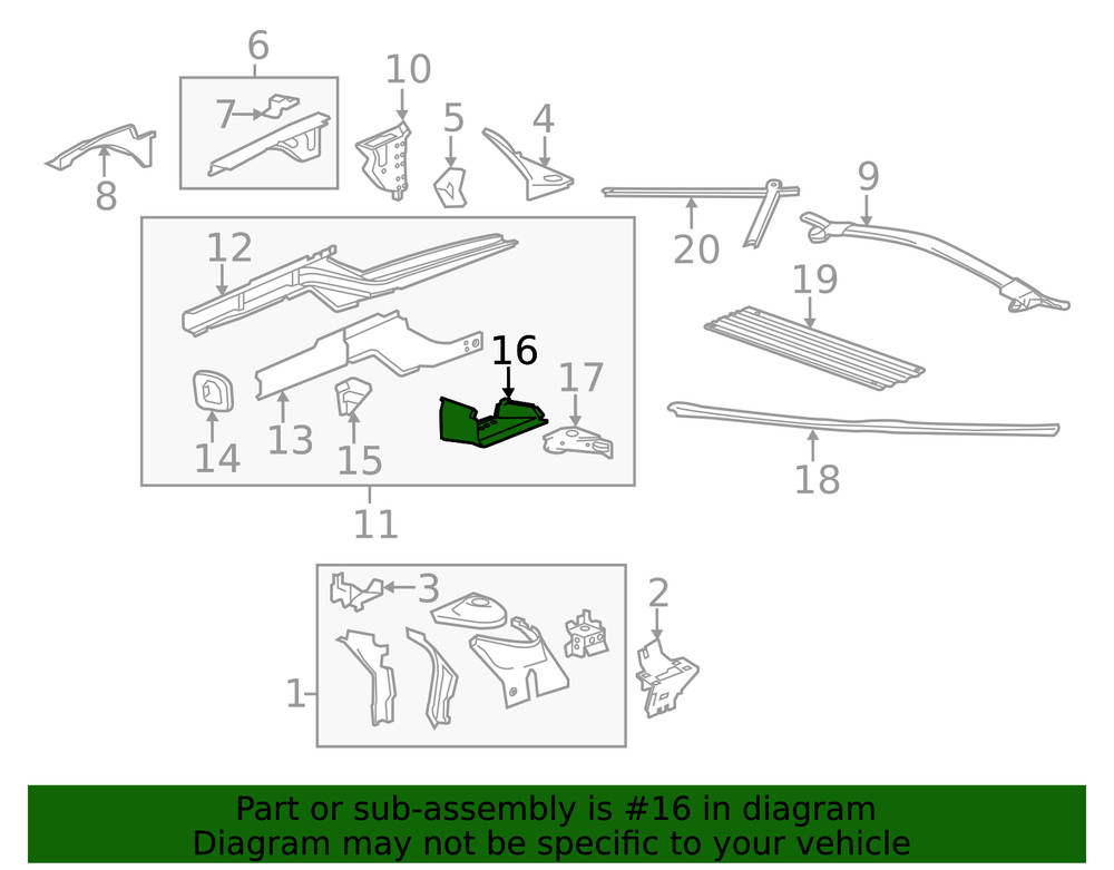 Genuine GM Outrigger 92234901