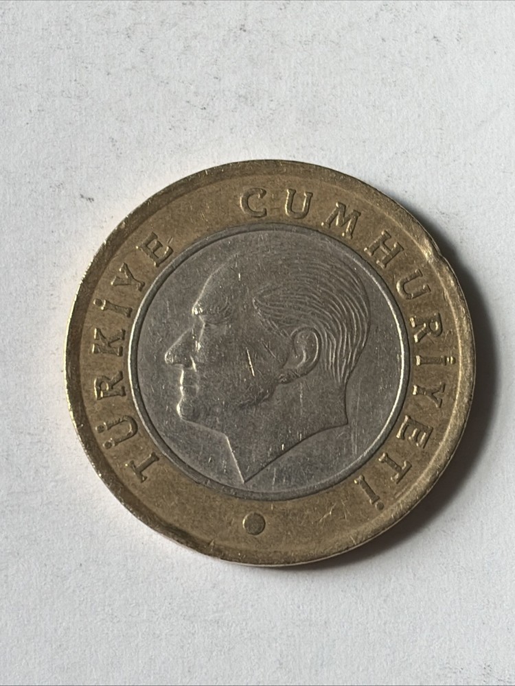 2015 Turkey Coin-1 Lira-Circulated