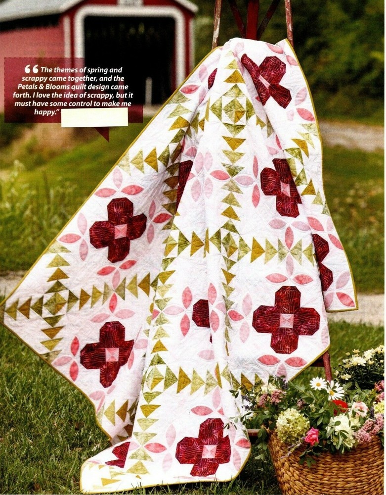 Petals & Blooms Quilt Pattern Pieced TH