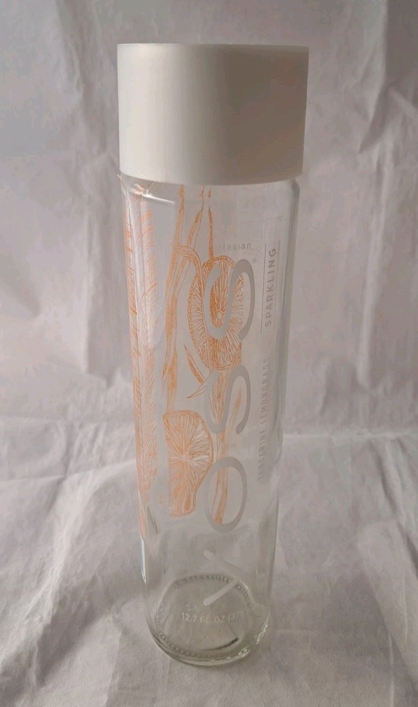 Voss Water Glass Bottle Container 375ML EMPTY (L)